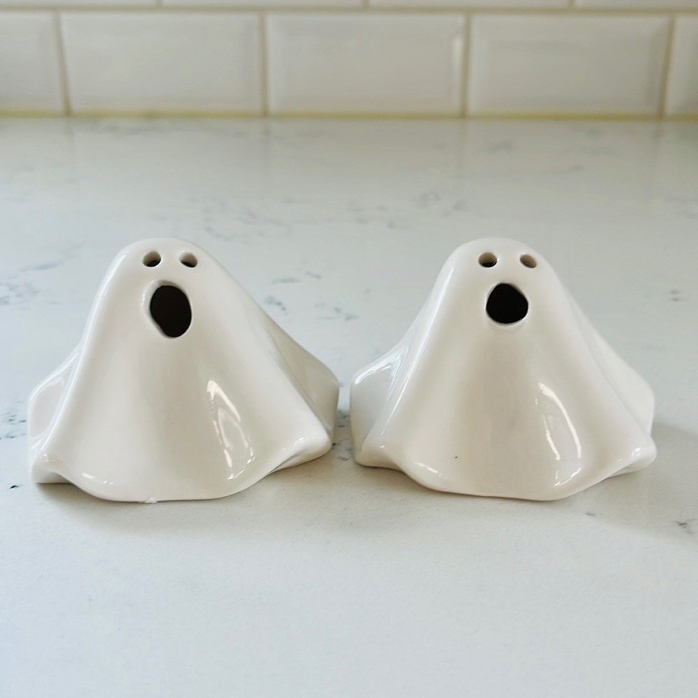 Crate&Barrel Small LED Ceramic Ghost - Picture 14 of 14